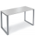 Stehtisch CELSUS 295035 110cm (H), 160x80cm (BxT), rechteckig, lichtgrau / silber
