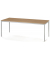 Konferenztisch 332105, 72,8cm (H), 180x80cm (BxT), 8 Personen, rechteckig, nussbaum / silber