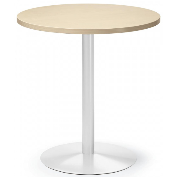 4255704314946 - Konferenztisch MODUL 72cm (H) 70x70cm (BxT) 3 Personen rund ahorn   weiß 4255704314946 Deskin