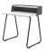 Sekretär secretair home SH10WS-RE040, 91cm (H), 82,4x61,2cm (BxT), rechteckig, weiß / schwarz