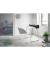 Sekretär secretair home SH10WS-RE041, 91cm (H), 82,4x61,2cm (BxT), rechteckig, weiß / chrom