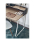 Sekretär secretair home SH10WS-RE044, 91cm (H), 82,4x61,2cm (BxT), rechteckig, eiche / weiß