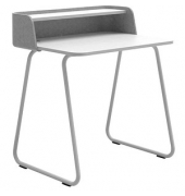 Sekretär secretair home SH10WS-RE049, 91cm (H), 82,4x61,2cm (BxT), rechteckig, weiß / weiß