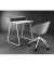 Sekretär secretair home SH10WS-RE050, 91cm (H), 82,4x61,2cm (BxT), rechteckig, weiß / weiß