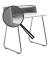 Sekretär secretair home SH10WS-RE053, 91cm (H), 82,4x61,2cm (BxT), rechteckig, weiß / chrom
