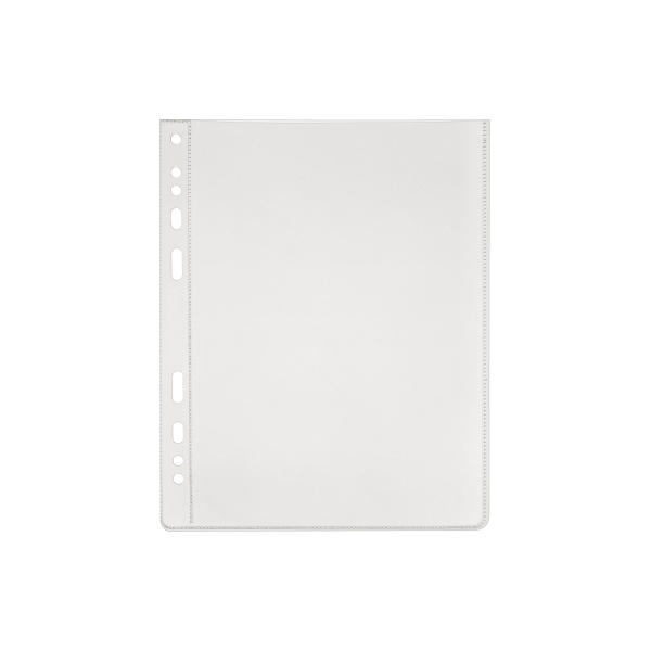 4000225057731 - Prospekthüllen 4360500 dokumentenecht mit überlappendem Heftrand A6 glasklar glatt oben offen 01mm 4000225057731 50 Stück