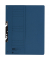 Einhakhefter 100560021, A4 blau halber Vorderdeckel, Karton 250g