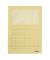 Sichtmappen 3950-00-15, A4 gelb Recyclingkarton 160g