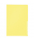Sichthüllen 4000-00-15, A4, gelb, transparent, genarbt, 0,13mm, oben & rechts offen, PP