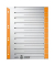 Trennblätter 1652 1652-00-45 A4 orange 230g Karton