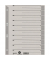 Trennblätter 1652 1652-00-85 A4+ grau 230g Karton