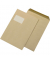 Versandtaschen 30005447, C4, mit Fenster, nassklebend, 90g, braun