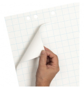 Flipchartblock Work 100050592, 68x99cm, kariert / blanko, 80g