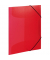 Sammelmappe Transluzent -Designserie 19504, A4 rot transluzent, 0,4cm - 2cm F&uuml;llh&ouml;he, Polypropylen (PP)