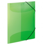 Sammelmappe Transluzent -Designserie 19508, A4 hellgr&uuml;n transluzent, 0,4cm - 2cm F&uuml;llh&ouml;he, Polypropylen (PP)