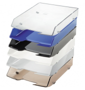 Briefablage WAVE EXCLUSIV 1028-23, A4/C4, glasklar, Polystyrol stapelbar