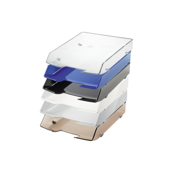 4012473102989 - Briefablage WAVE EXCLUSIV 1028-23 A4 C4 glasklar Polystyrol stapelbar 4012473102989 5 Stück