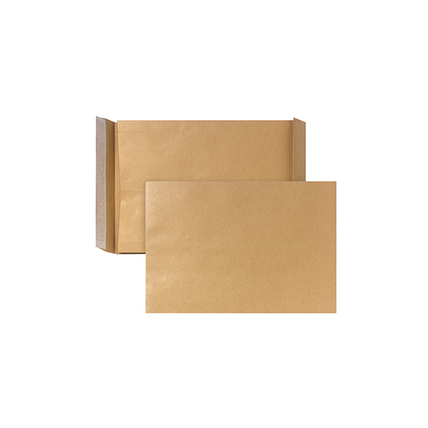 4026283050477 - Faltentaschen Posthorn 00014341 E4 ohne Fenster 40mm-Falte haftklebend 130g braun 4026283050477 250 Stück