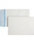 Faltentaschen Posthorn 00014347, C4, ohne Fenster, 38mm-Falte, haftklebend, 140g, weiß/blau