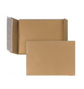 Faltentaschen Posthorn 00014060, C5, ohne Fenster, haftklebend, 30mm-Falte, 110g, braun