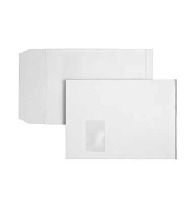 Faltentaschen Posthorn 00014066, C4, mit Fenster, 20 mm-Falte, haftklebend, 120g, weiß Faltentaschen Posthorn 00014066, C4, mit Fenster, 20 mm-Falte, haftklebend, 120g, weiß