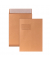 Faltentaschen Posthorn 00014067, C4, mit Fenster, 20mm-Falte, haftklebend, 140g, braun