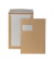Versandtaschen Posthorn 00014008 mit Papprückwand, C4, mit Fenster, haftklebend, 120g, braun