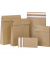 Faltentaschen E-Commerce Mailer 00069116, Sonderformat, ohne Fenster, haftklebend, 100mm-Falte, reißfest, 110g, braun