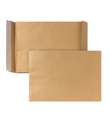 Faltentaschen Posthorn 00470329, C4, ohne Fenster, 40mm-Falte, haftklebend, 130g, braun Faltentaschen Posthorn 00470329, C4, ohne Fenster, 40mm-Falte, haftklebend, 130g, braun