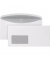Briefumschlag POSTHORNvelox 02526148, Din Lang+ (C6/5), mit Fenster, nassklebend, 80g, weiß