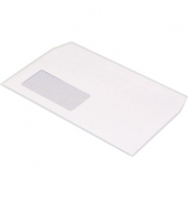 Briefumschlag TopSTAR 03002462, Din Lang, mit Fenster, haftklebend, 100g, weiß