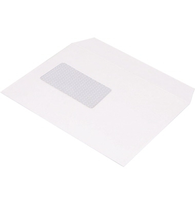 Versandtaschen TopSTAR 03002479, lange Seite offen, C5, mit Fenster, haftklebend, 100g, hochweiß Versandtaschen TopSTAR 03002479, lange Seite offen, C5, mit Fenster, haftklebend, 100g, hochweiß