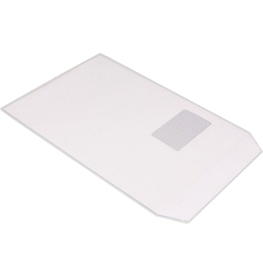 Versandtaschen TopSTAR 03002486, C4, mit Fenster, haftklebend, 120g, hochweiß
