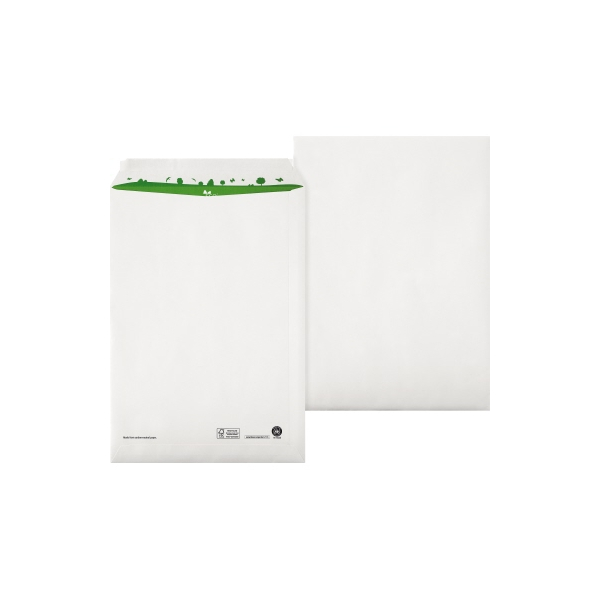 4040134154909 - Versandtaschen beECO 04470161 C4 ohne Fenster haftklebend 100g weiß 4040134154909 250 Stück