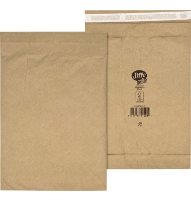 Papierpolstertaschen Typ 4, 30001314, innen 225x343mm, Haftklebung mit Abdeckstreifen, braun