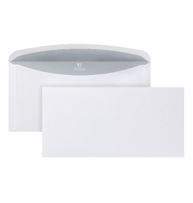 Briefumschlag POSTHORNvelox 01526148, Din Lang+ (C6/5), ohne Fenster, nassklebend, 80g, weiß