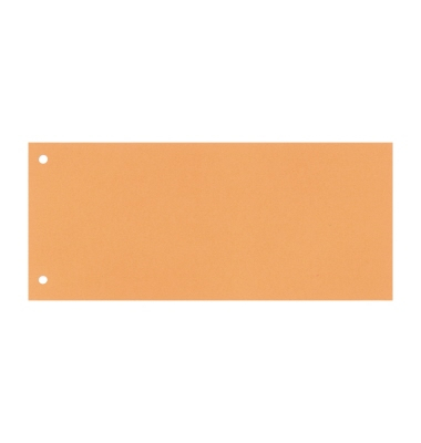 Trennstreifen 50506160KURZ orange 160g gelocht 22,5x10,5cm 