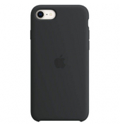 Apple Silikon Case Handy-Cover für Apple iPhone 7, iPhone 8, iPhone SE 2. Gen (2020), iPhone SE 3. Gen (2022) mitternacht