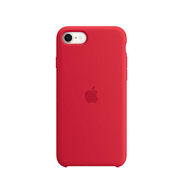 Apple Silikon Case Handy-Cover für Apple iPhone 7, iPhone 8, iPhone SE 2. Gen (2020), iPhone SE 3. Gen (2022) rot