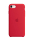 Apple Silikon Case Handy-Cover für Apple iPhone 7, iPhone 8, iPhone SE 2. Gen (2020), iPhone SE 3. Gen (2022) rot