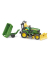 bruder John Deere Sitzrasenmäher mit Anhänger 62104 Spielzeugauto