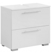 MÖBELPARTNER Waschbeckenunterschrank Carlos weiß 60,2 x 35,0 x 59,1 cm