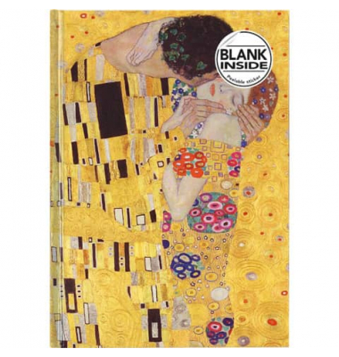 Notizbuch FTNBB04, FLAME TREE, gelb, A5, blanko, 80g, 88 Blatt / 176 Seiten