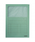 Sichtmappen 3950-00-50, A4 grün Recyclingkarton 160g
