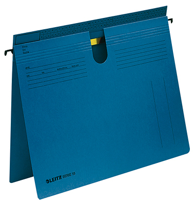H&auml;ngehefter SERIE 18 1814-00-35, A4 blau Recyclingkarton 250g