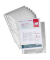 Prospekthüllen 4797-00-00 Standard, A4 transparent genarbt, oben & links offen, 0,09mm