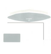 Kuvertierhüllen Kuvermatic 30005374, Kompakt, 235x120mm, ASK, mit Fenster, nassklebend, 80g, weiß