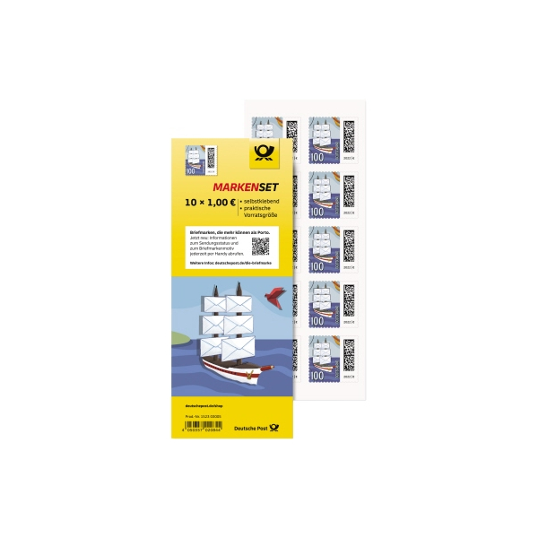 Soennecken Briefmarken, 1,00?, Welt der Briefe, Briefsegler 4003969125629 Soennecken 10 Blatt