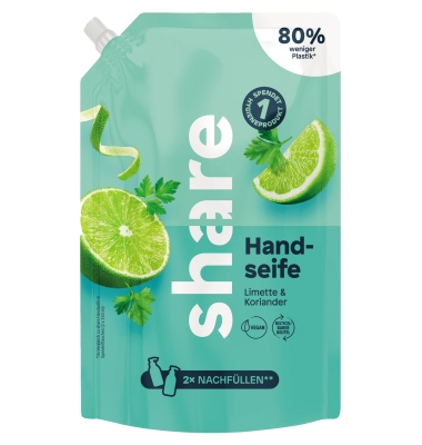 share Flüssigseife H-01-13-02 Limette & Koriander Refill 500ml