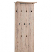 Wandgarderobe Cosmo 152795 eiche Holz 9 Haken 50,0 x 120,6 cm